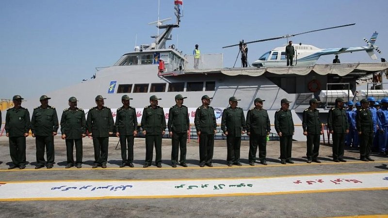 Иранский быстроходный катамаран ВМС Стражей Исламской революции